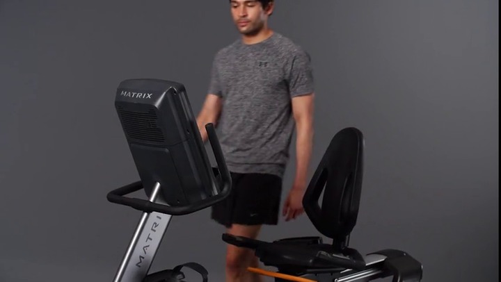 Vélo d'exercice semi-allongé Lifestyle Matrix Fitness